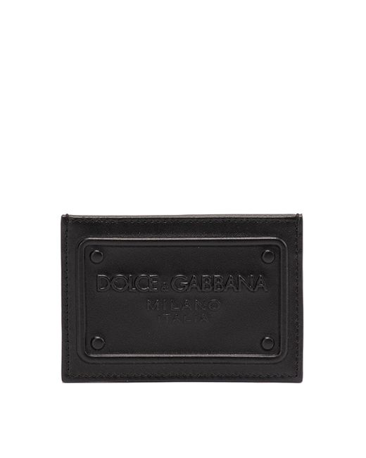 Billetera Dolce & Gabbana de hombre de color Black