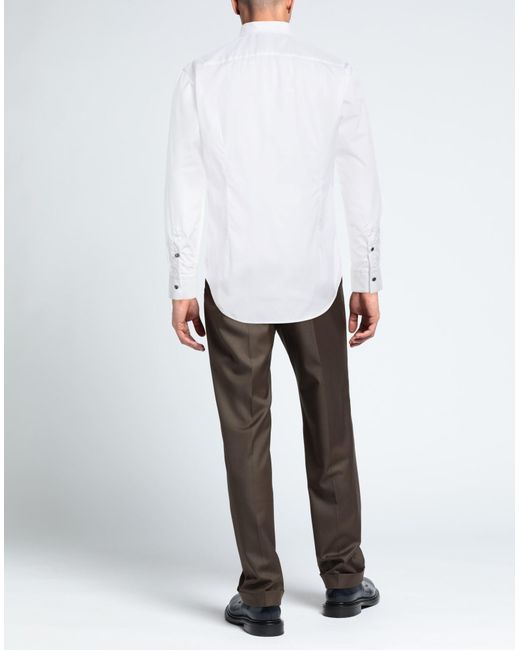 Camisa Eleventy de hombre de color White