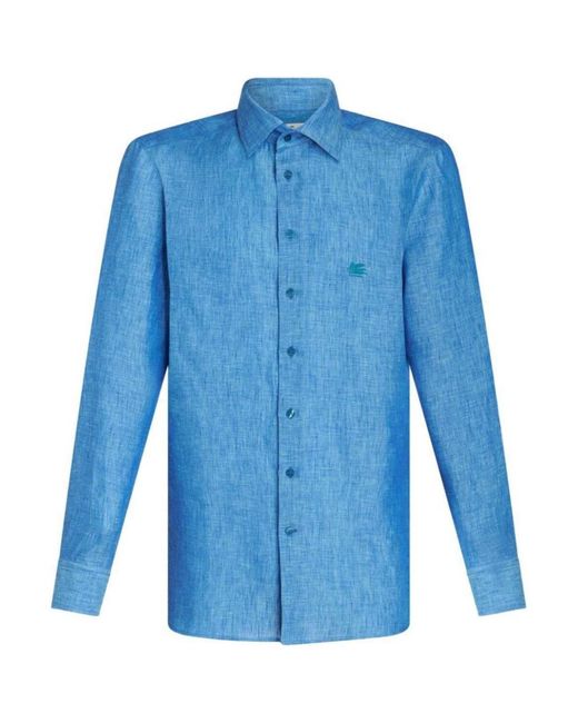 Camicia di Etro in Blue da Uomo