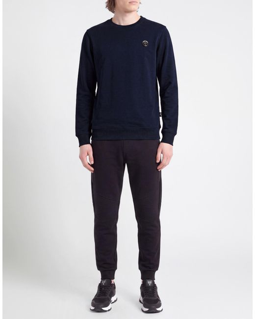 Philipp Plein Blue Sweatshirt Cotton for men