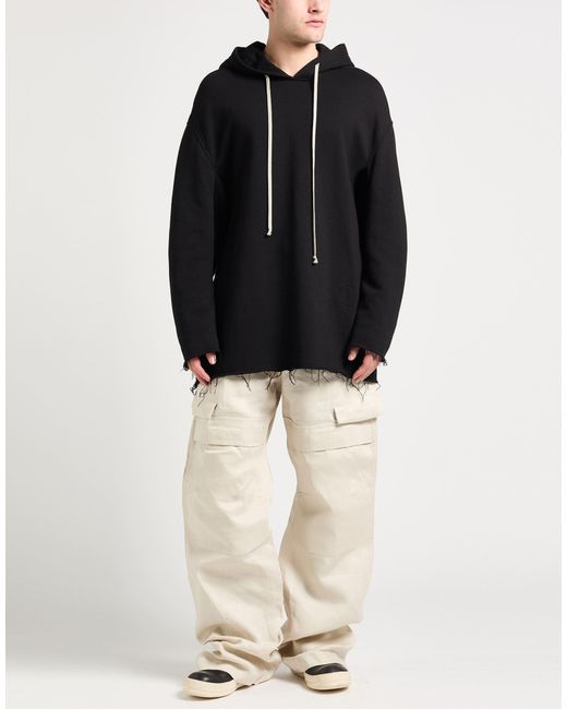 Rick Owens Black Sweatshirt for men