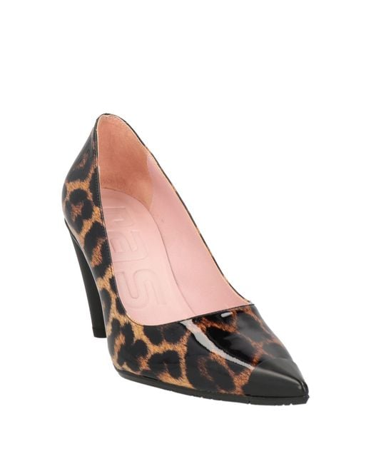 Ras Brown Pumps Leather