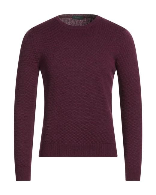 Pullover Zanone de hombre de color Purple