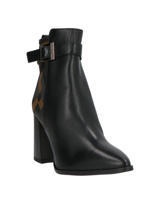 Cerruti 1881 Black Ankle Boots Cow Leather, Pvc
