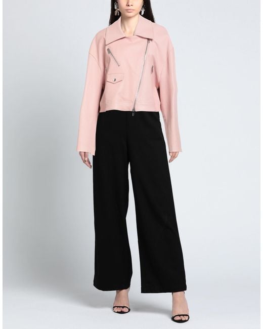 Desa Nineteenseventytwo Pink Jacket Leather