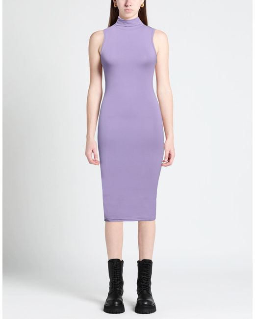 Mangano Purple Midi Dress
