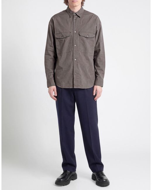 ARMANI EXCHANGE Gray Shirt Cotton for men