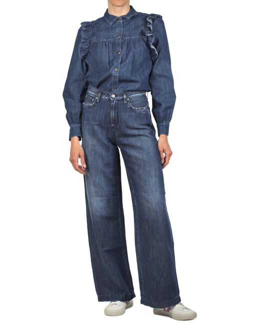 Camicia Jeans di Soallure in Blue