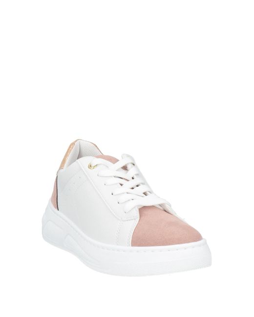 Geox White Trainers