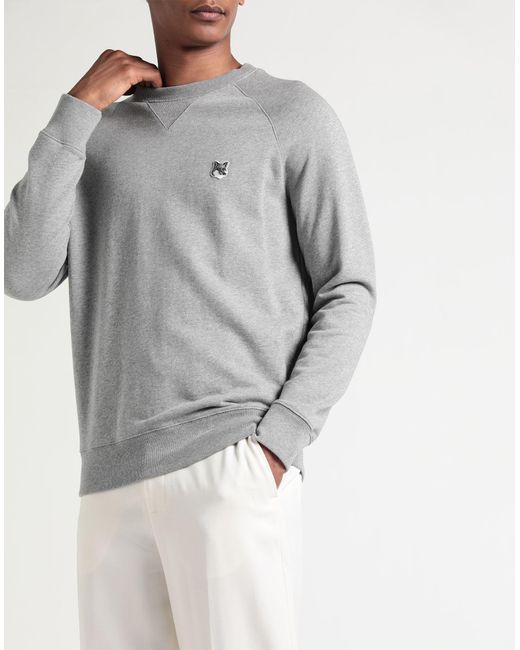 Maison Kitsuné Sweatshirt in Gray für Herren