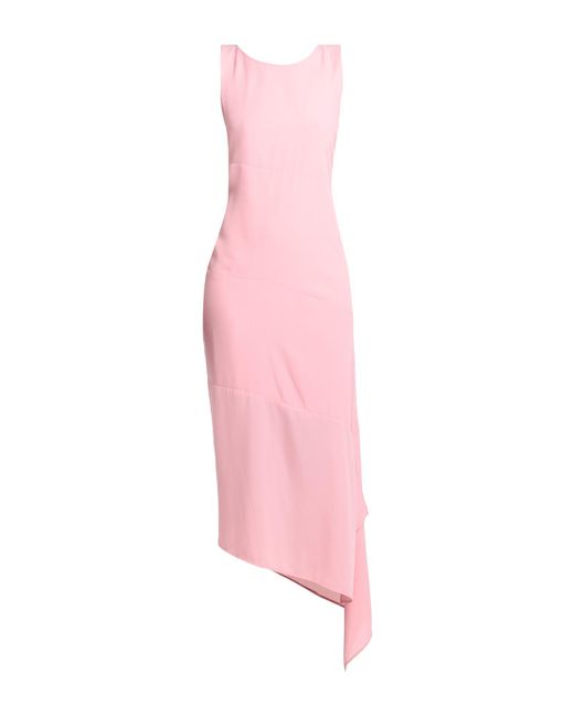 John Galliano Pink Midi Dress