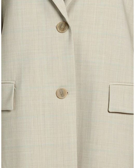 Semicouture Natural Blazer Virgin Wool, Elastane, Polyester