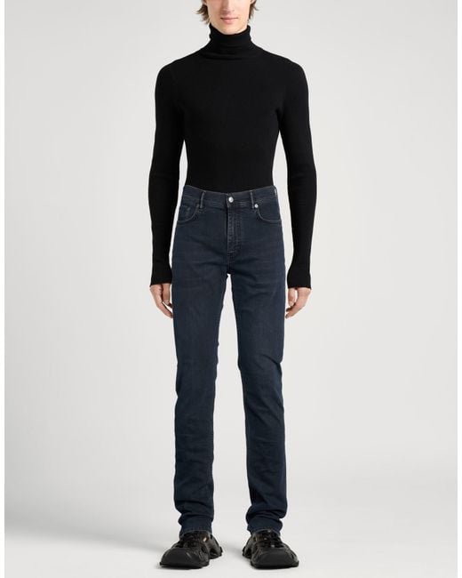 Acne Blue Jeans Cotton, Polyester, Elastane for men
