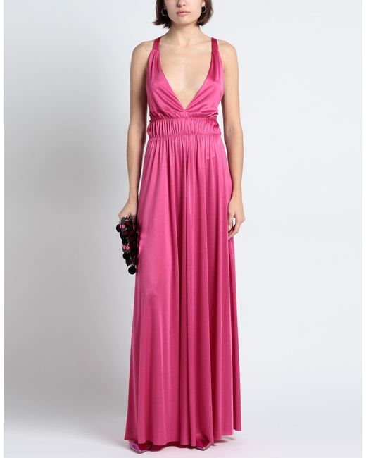 P.A.R.O.S.H. Pink Maxi Dress