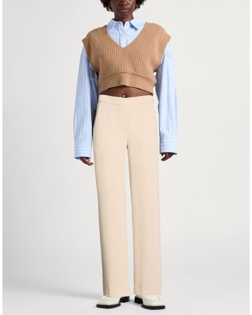 P.A.R.O.S.H. Natural Pants Polyester