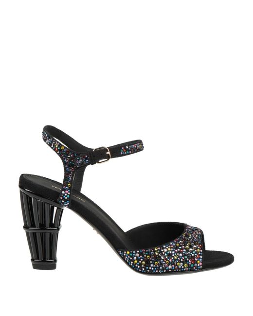Ferragamo Black Sandals Kidskin