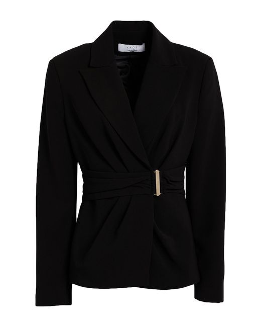 Kaos Black Blazer Polyester, Elastane