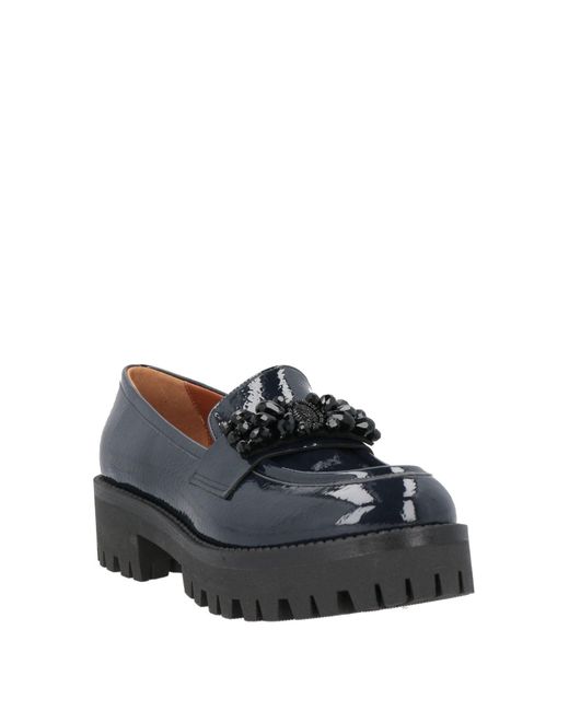 Lorenzo Mari Gray Loafers Textile Fibers