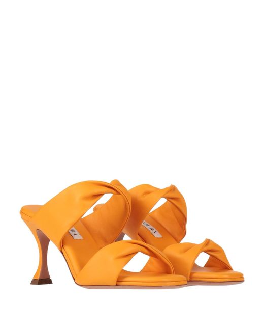 Aquazzura Orange Sandale