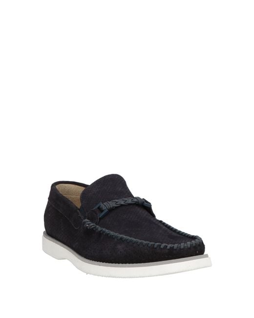 Baldinini Black Midnight Loafers Leather for men