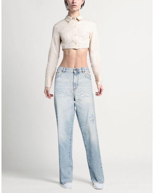 THE BIG WHITE BLUE Blue Jeans Cotton