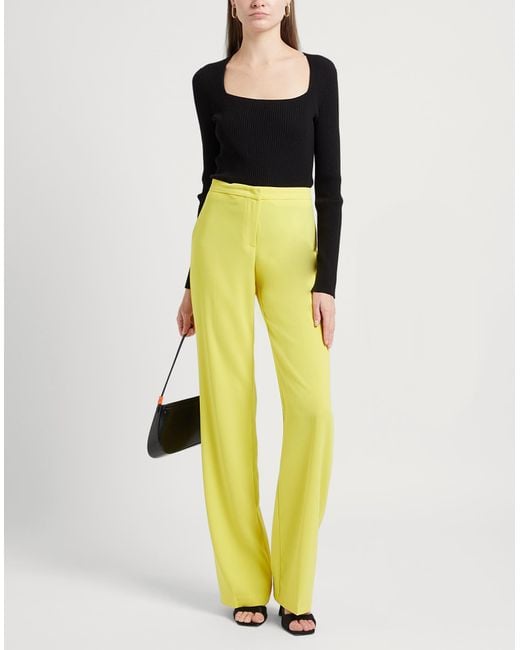 Pinko Yellow Trouser