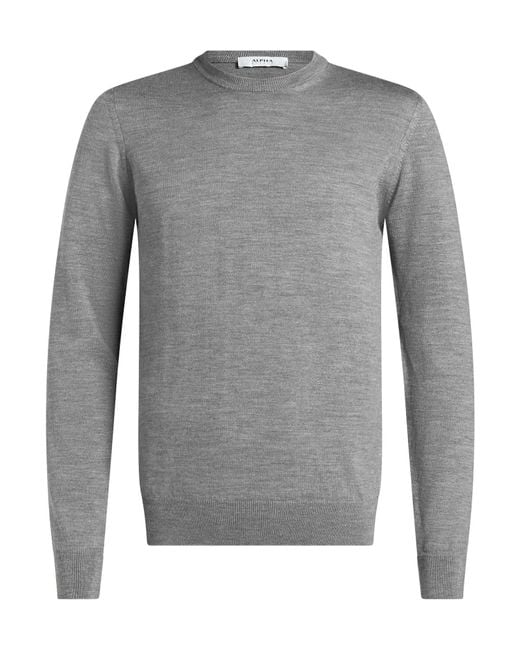 Pullover Alpha Studio pour homme en coloris Gray
