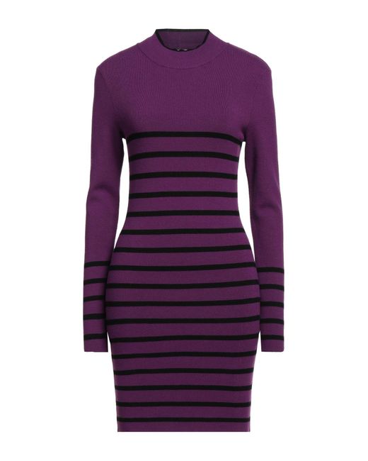 Angela Davis Purple Short Dress