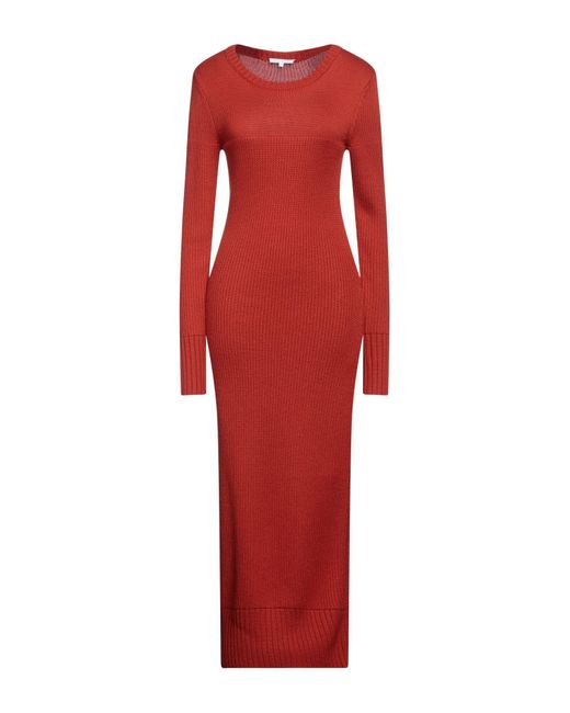 Patrizia Pepe Red Midi Dress
