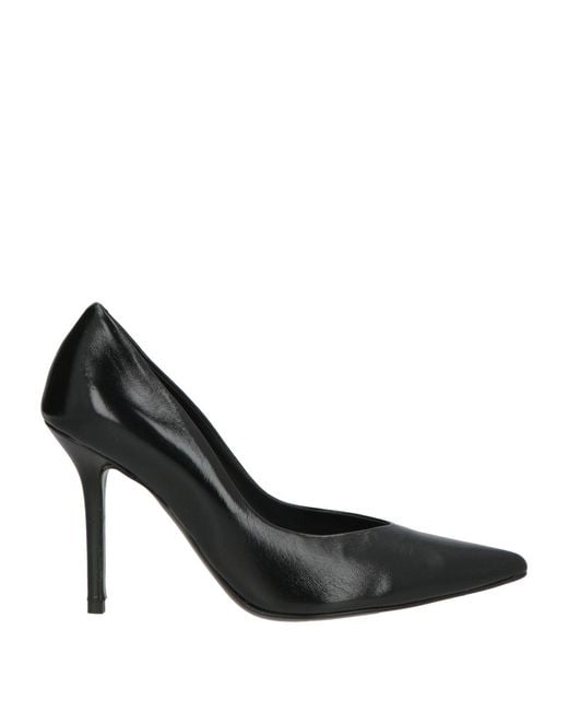 Fabi Black Pumps Leather