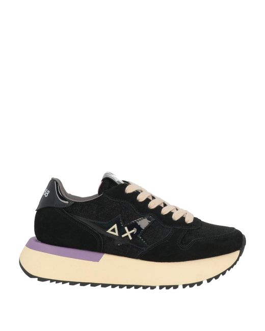 Sun 68 Black Trainers