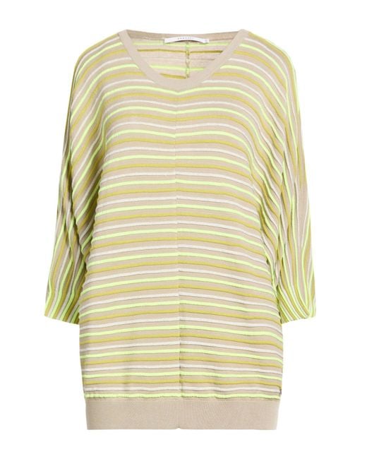 Xandres Yellow Lime Sweater Viscose, Polyamide, Metal Fiber