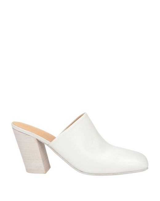 Marsèll White Mules & Clogs