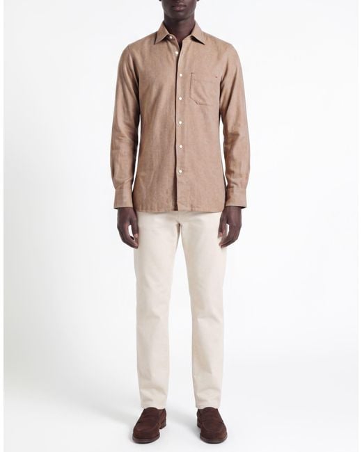 Kiton Natural Shirt Cotton for men