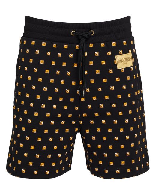 Moschino Black Beach Shorts And Trousers for men