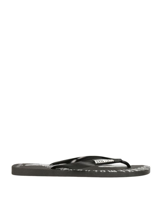 Bikkembergs Toe Post Sandals in Black for Men | Lyst