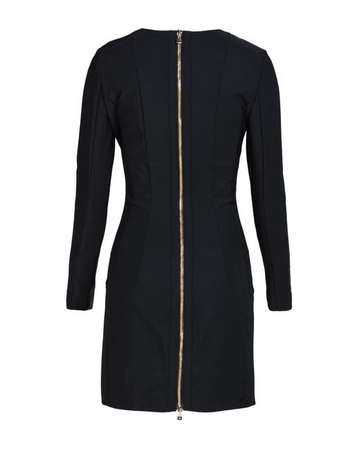 Elisabetta Franchi Black Mini Dress