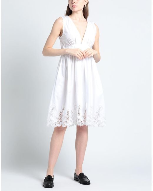 Vestido midi P.A.R.O.S.H. de color White