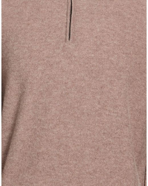 Alpha Studio Brown Turtleneck for men
