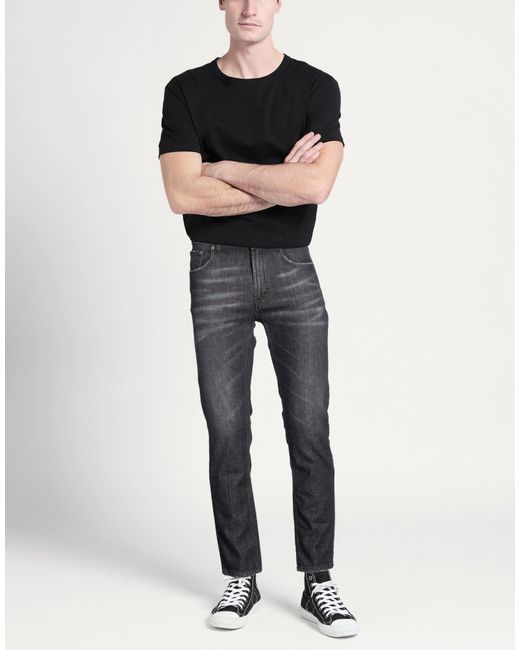 Department 5 Gray Jeans Cotton, Recycled Elastane for men