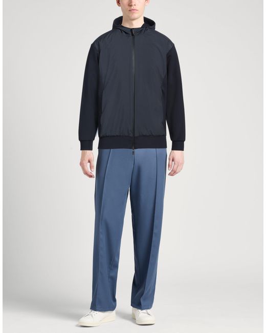 Herno Blue Jacket Polyamide, Viscose for men
