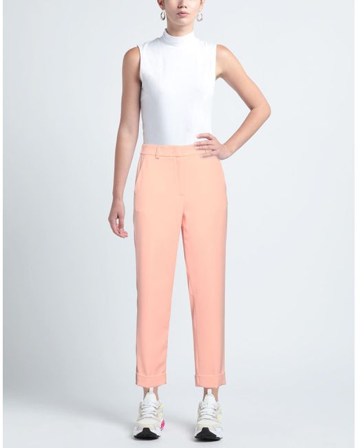 Peserico Pink Pants Polyester