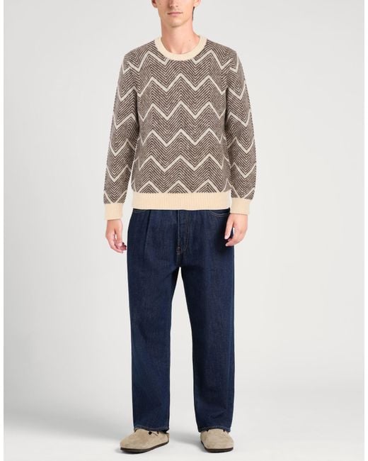 SELECTED Gray Sweater Polyester, Alpaca Wool, Wool, Nylon, Elastane for men