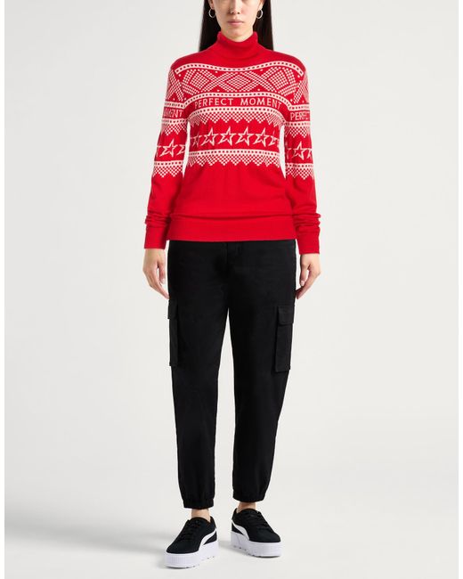 Perfect Moment Red Turtleneck
