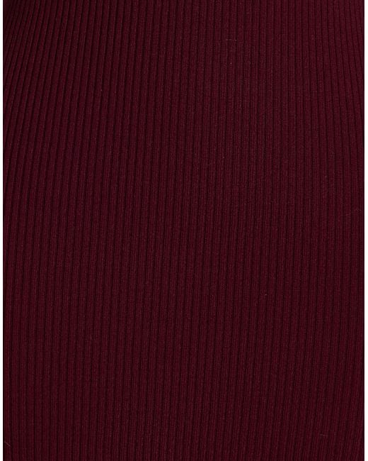 GIUSEPPE DI MORABITO Purple Mini Dress Merino Wool, Elastane