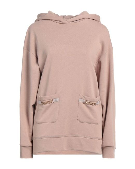 Elisabetta Franchi Pink Sweatshirt Cotton, Polyester