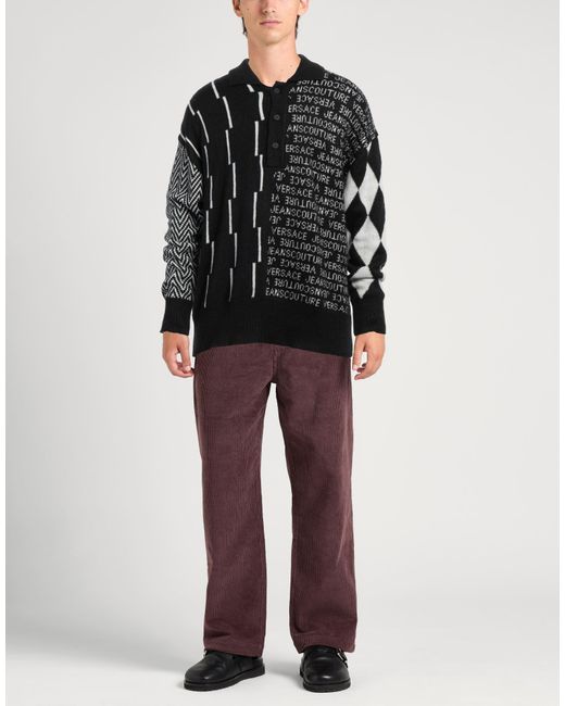 Pullover Versace Jeans Couture de hombre de color Black