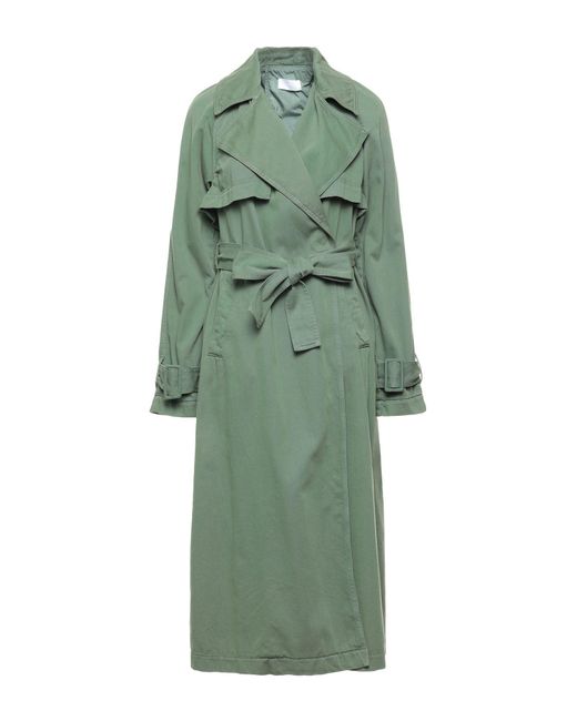 Boyish Green Overcoat & Trench Coat