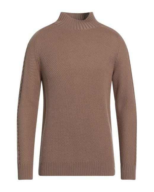 Brooksfield Brown Turtleneck for men