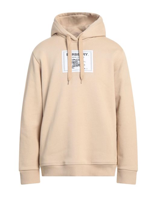 Burberry hoodie beige sale
